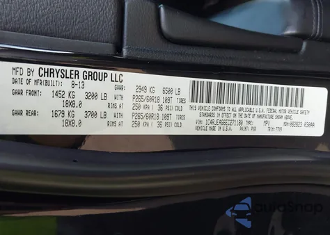 2014 Jeep Grand Cherokee Laredo from USA, damaged, VIN 1C4RJEAG6EC271180